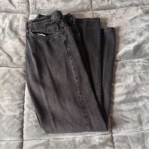 Men’s Washed Black Denim size 32x32 Slim Tapered